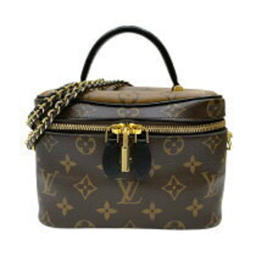 Louis Vuitton Vanity NV Brown Monogram Reverse Canvas Leather Shoulder Bag